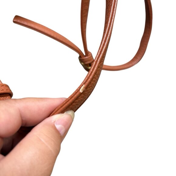 Kate Loxton Brown Backpack Purse bag Adjustable Straps Pebbled Soft Faux Leather - Picture 4 of 5